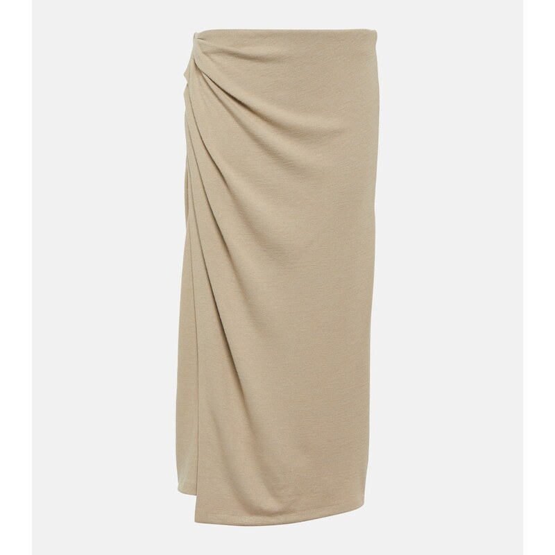 Vince Jersey wrap skirt