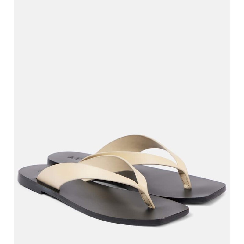 A.Emery Kinto leather thong sandals