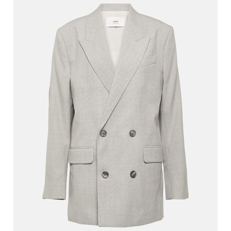 Ami Paris Double-breasted wool blazer