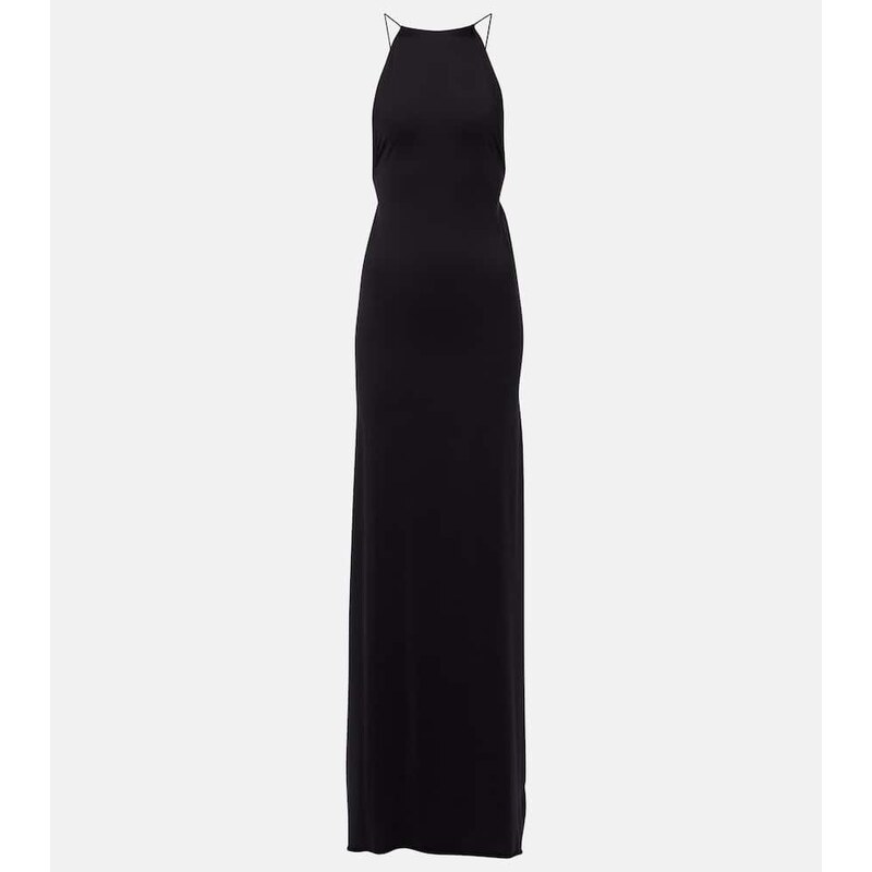 Coperni Suspended Triangle open-back maxi dress