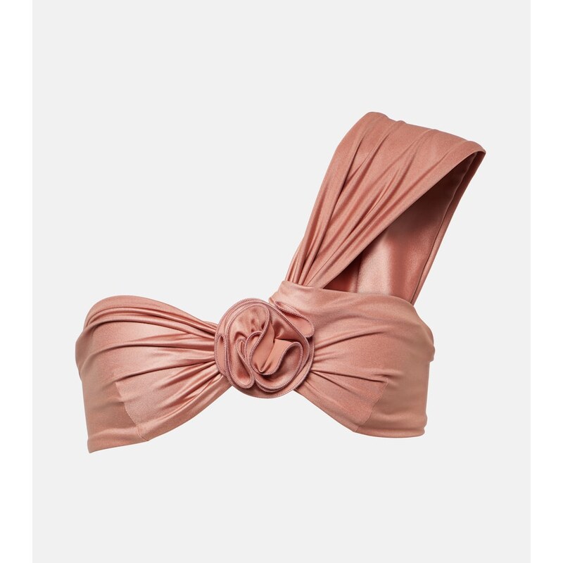Magda Butrym Floral-appliquÃ bikini top