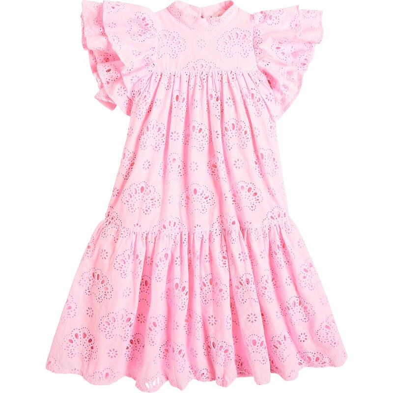 Petite Amalie Embroidered cotton dress