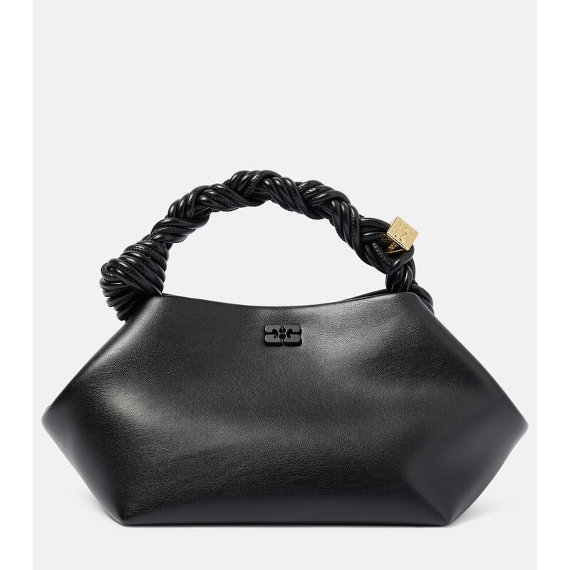 Ganni Bou Small leather tote bag
