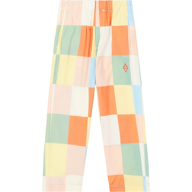 The Animals Observatory Camel checked cotton pants