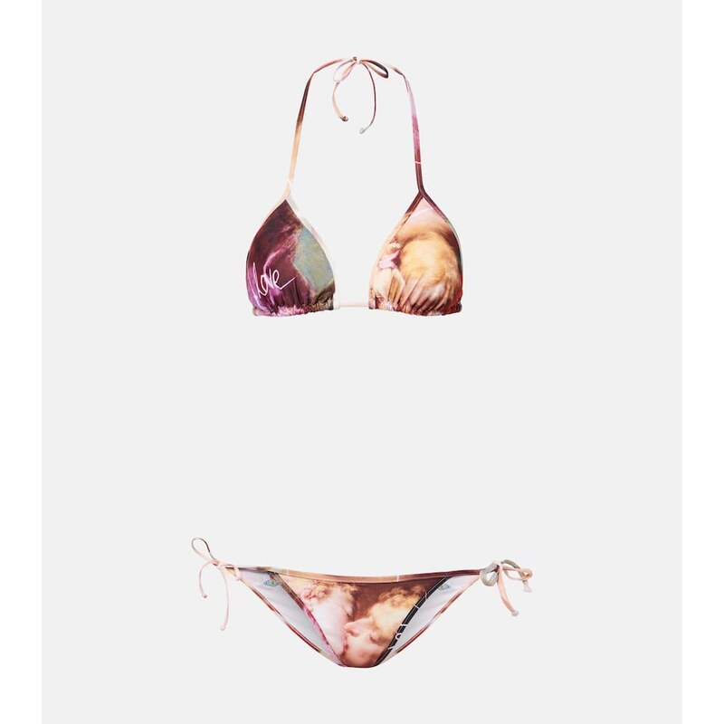 Vivienne Westwood The Kiss printed bikni
