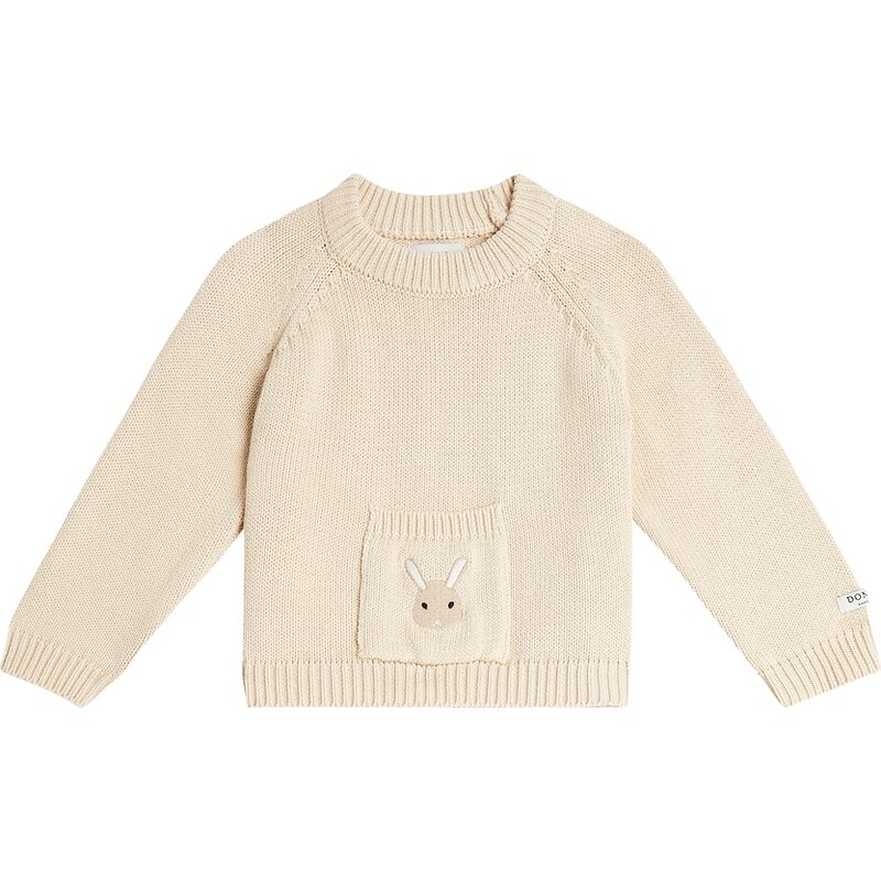 Donsje Baby Loeke embroidered cotton sweater