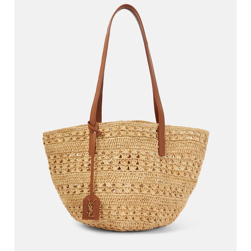 Saint Laurent Panier Small raffia basket bag
