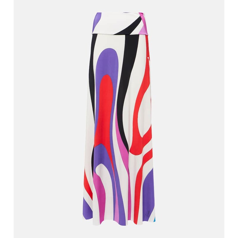Pucci Marmo jersey maxi skirt