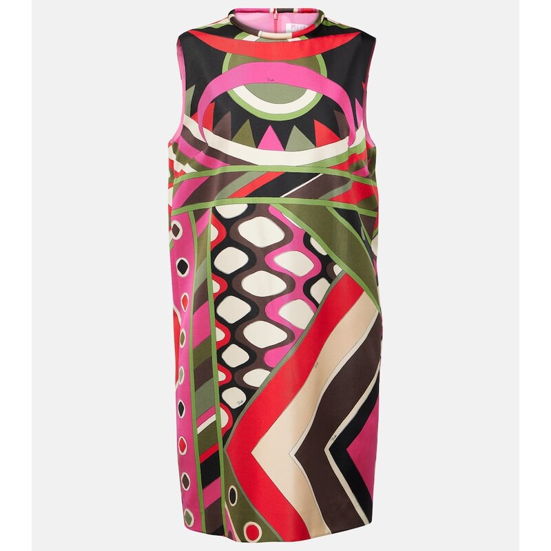 Pucci Vivara silk twill minidress