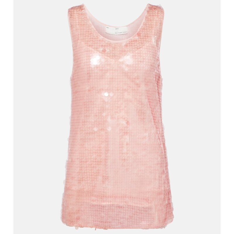 Xu Zhi Sequined tank top