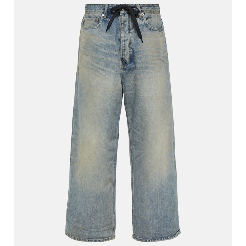 Balenciaga Mid-rise wide-leg jeans