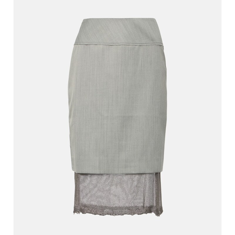 Jacques Wei Midi skirt