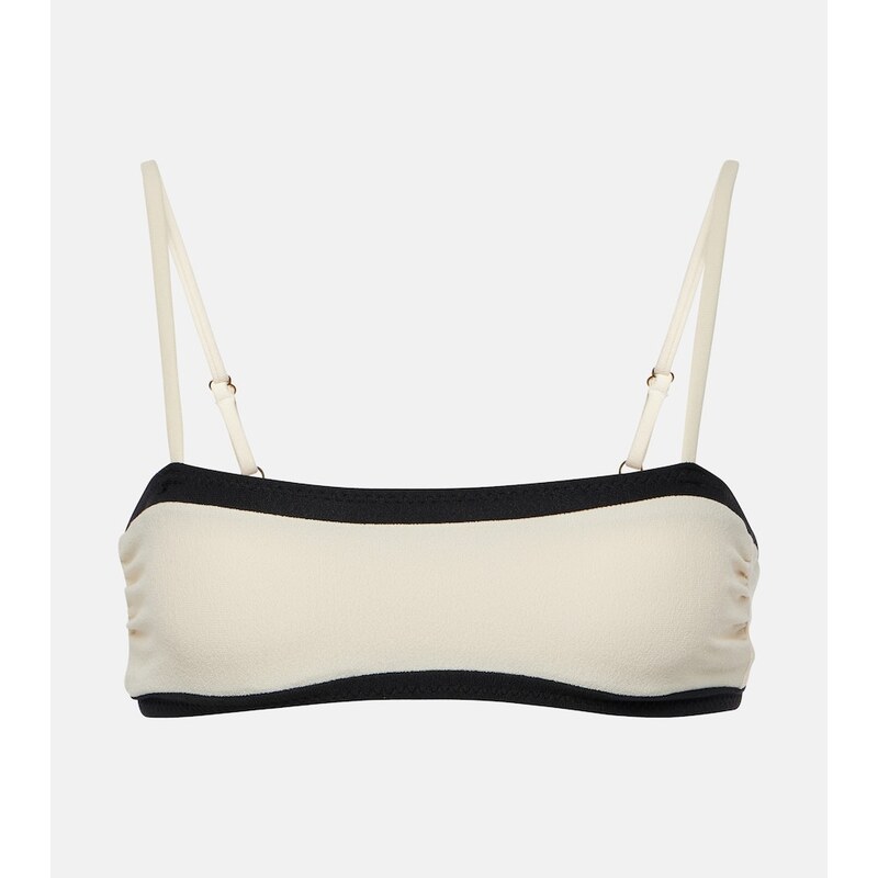Same Colorblocked bandeau bikini top