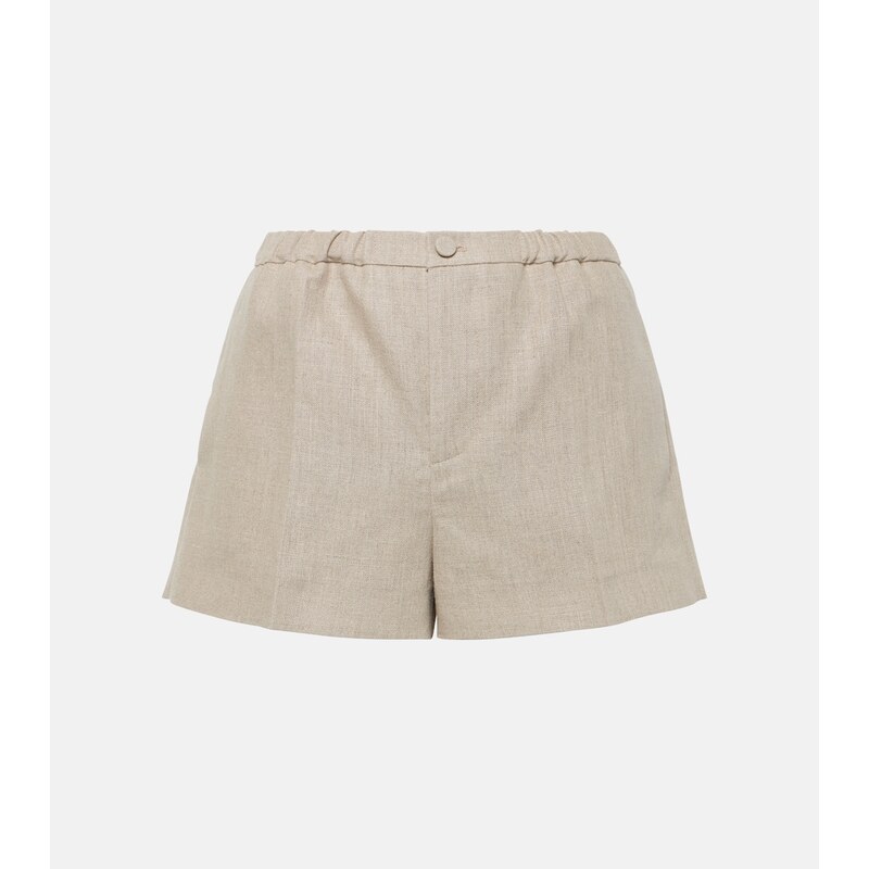 Valentino Linen canvas shorts