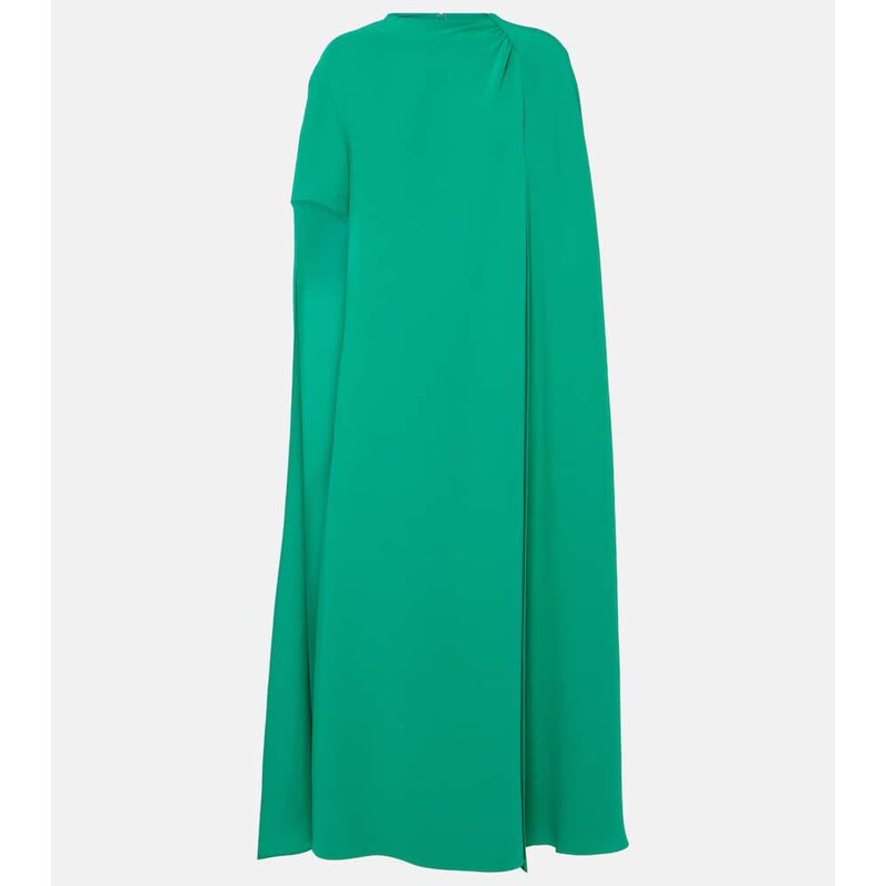 Valentino Cady Couture caped midi dress