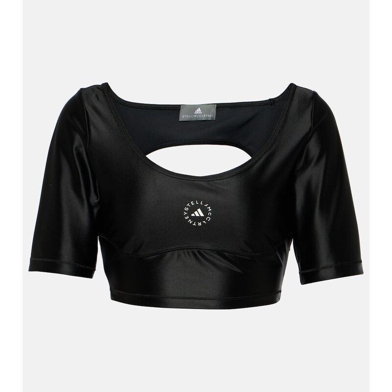 Adidas by Stella McCartney Logo technical crop top