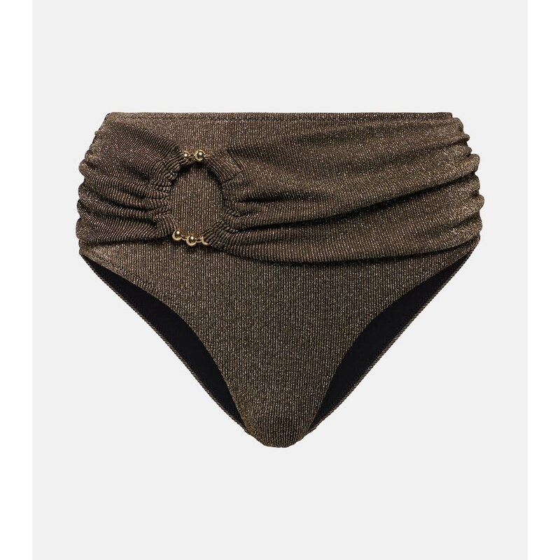 Alexandra Miro Dorit ruched bikini bottoms