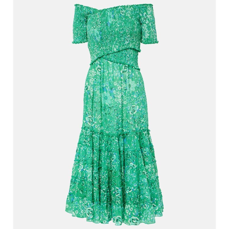 Poupette St Barth Soledad floral midi dress