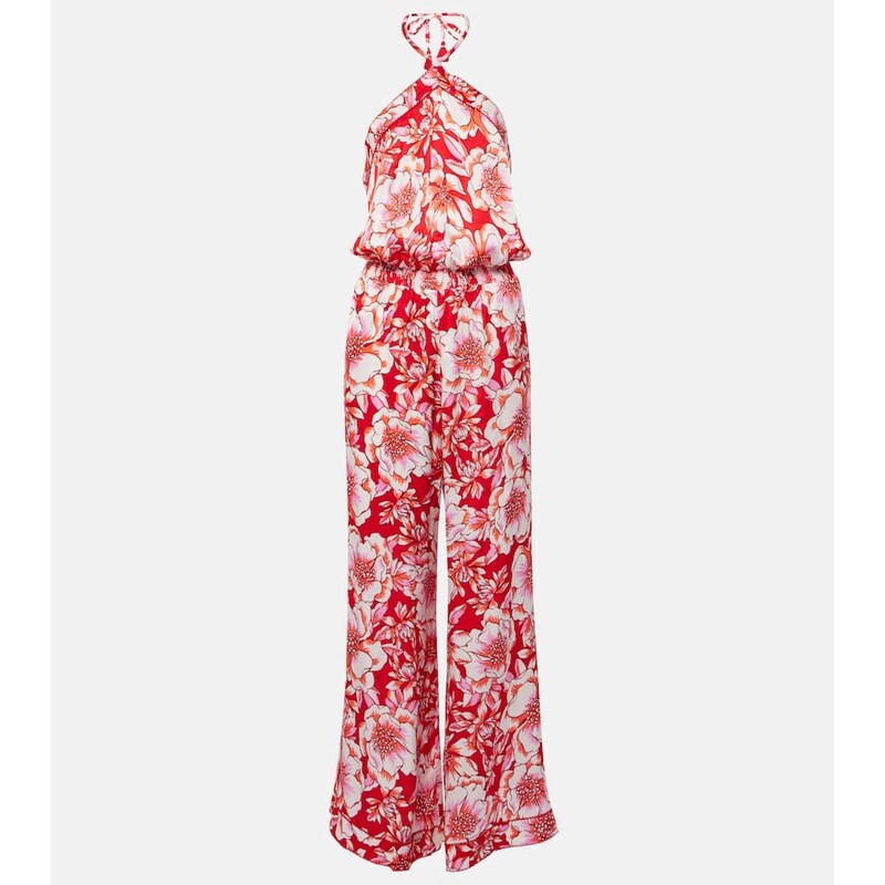 Poupette St Barth Isabelle floral jumpsuit