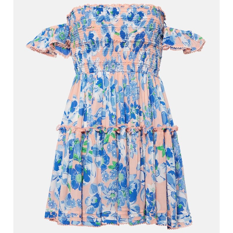 Poupette St Barth Aurora floral minidress
