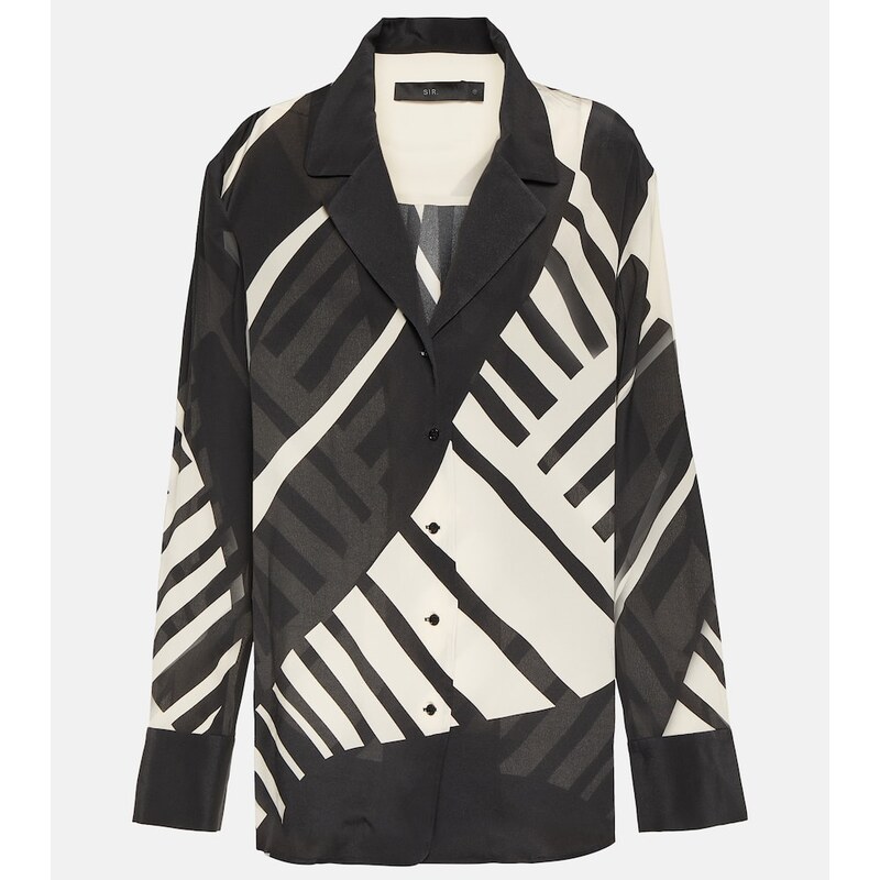 SIR Printed silk shirt