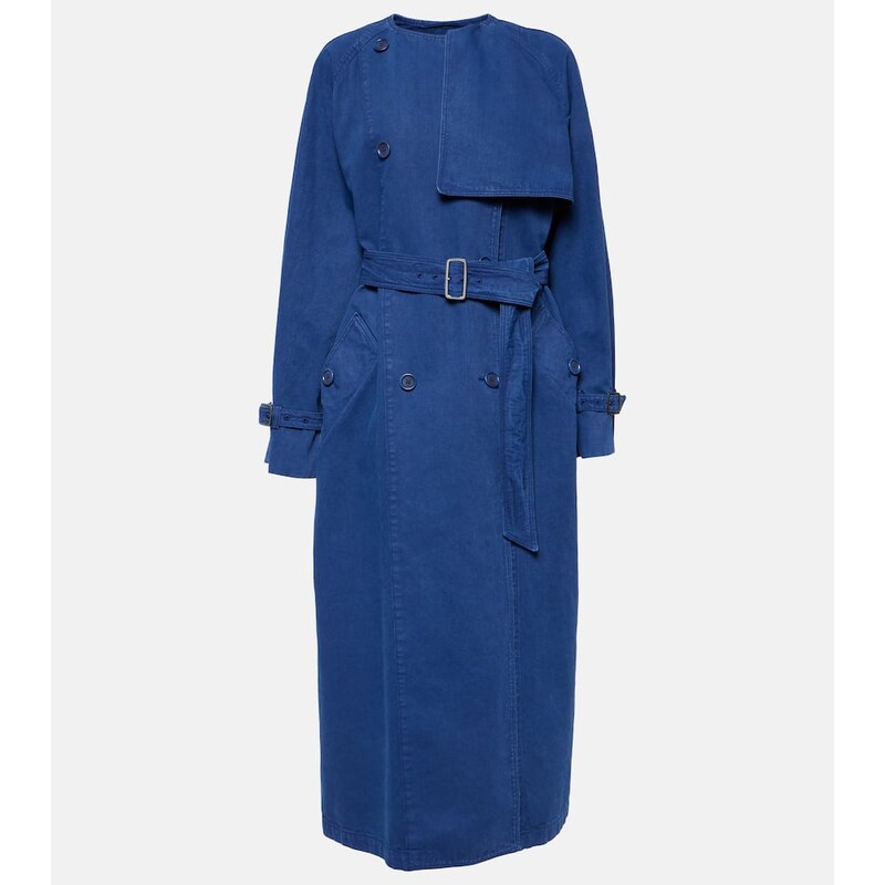 Max Mara Calao cotton canvas trench coat