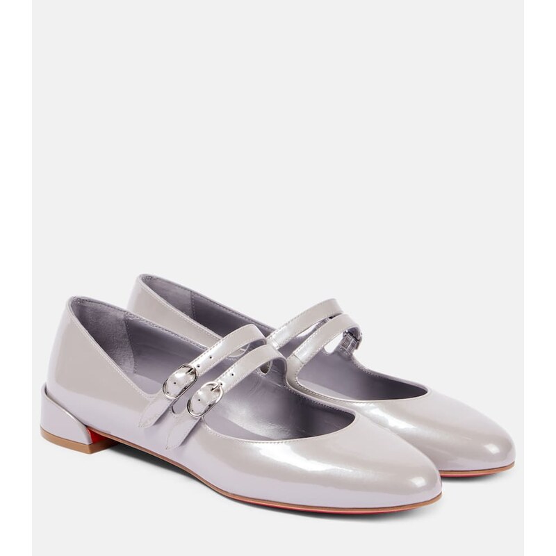 Christian Louboutin Sweet Jane patent leather Mary Jane flats