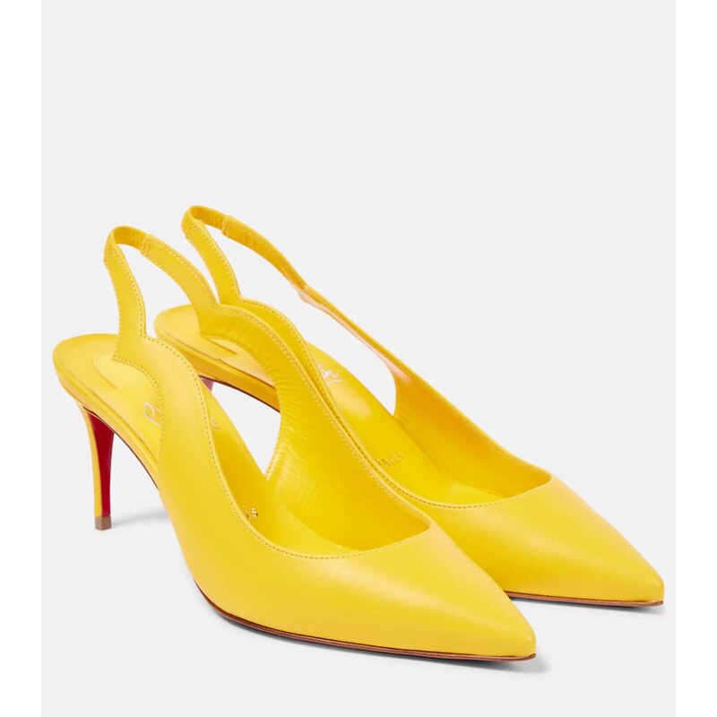Christian Louboutin Hot Chick Sling 70 leather slingback pumps