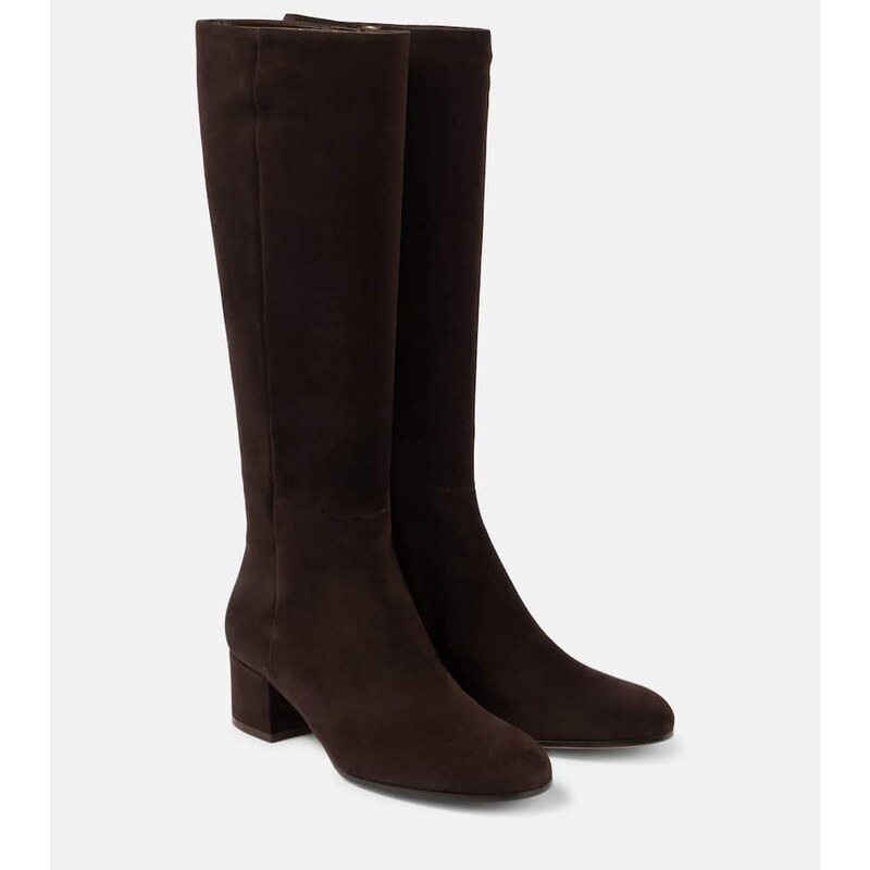 Gianvito Rossi 45 suede knee-high boots
