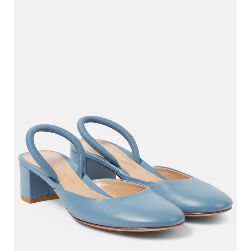 Gianvito Rossi Tivoli leather mules