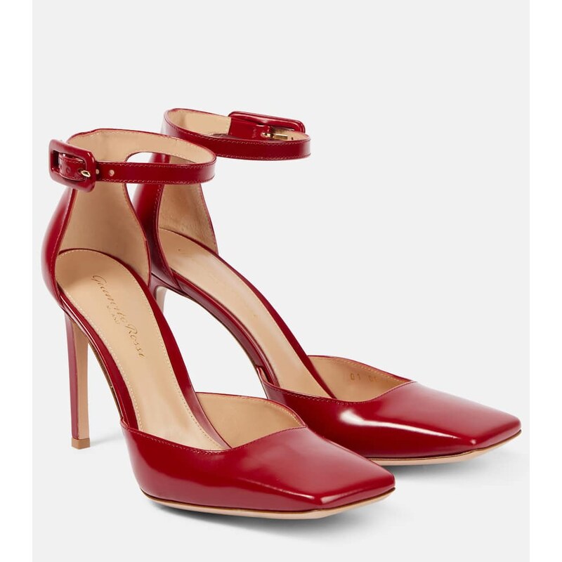 Gianvito Rossi Casey leather dOrsay pumps