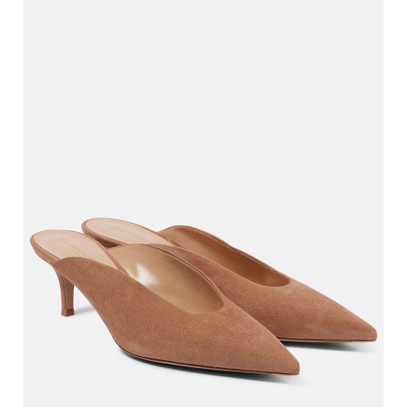 Gianvito Rossi Suede mules