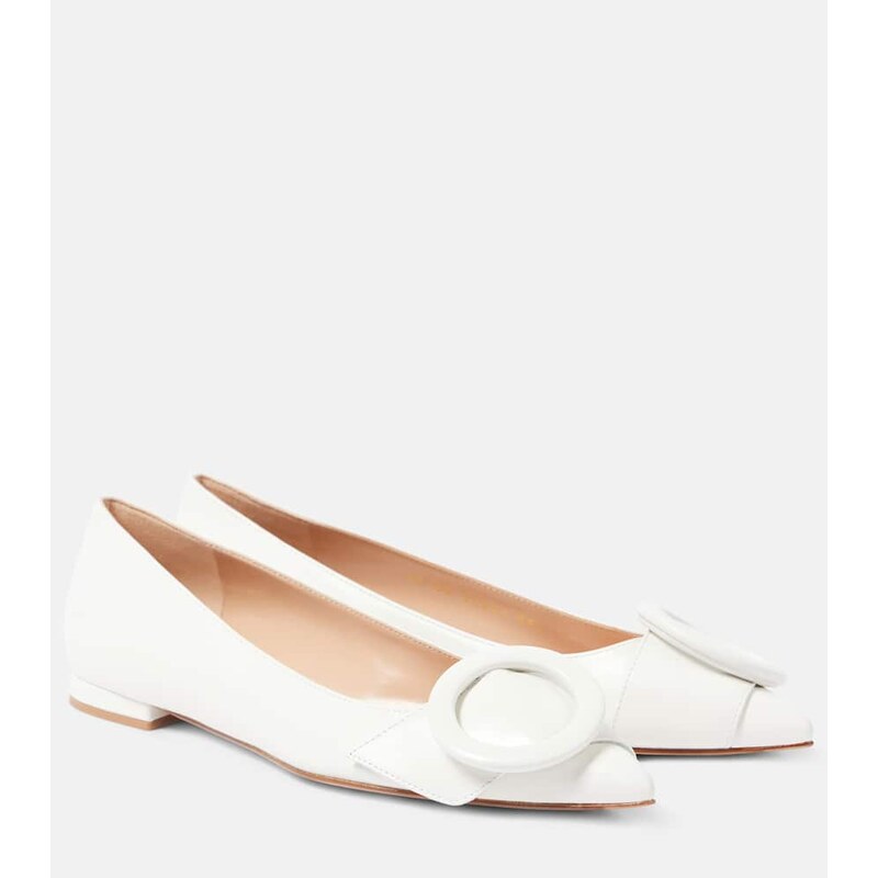 Gianvito Rossi Venezia leather ballet flats