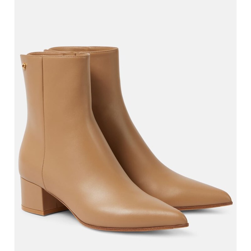 Gianvito Rossi Lyell 45 leather ankle boots