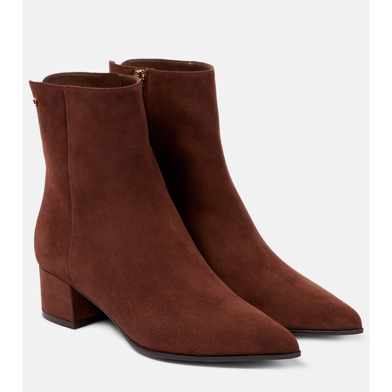 Gianvito Rossi Lyell 45 suede ankle boots