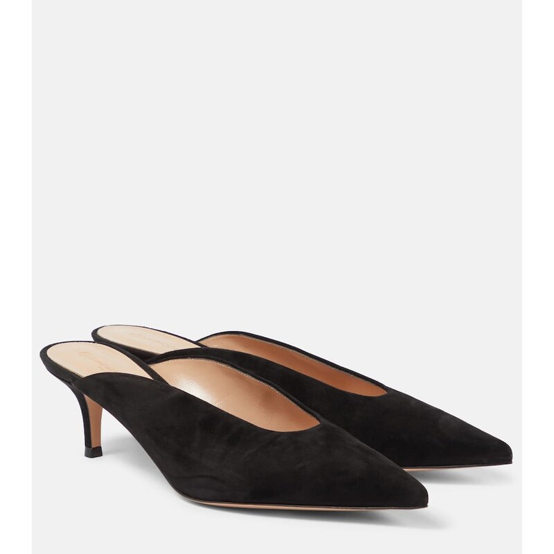 Gianvito Rossi Suede mules