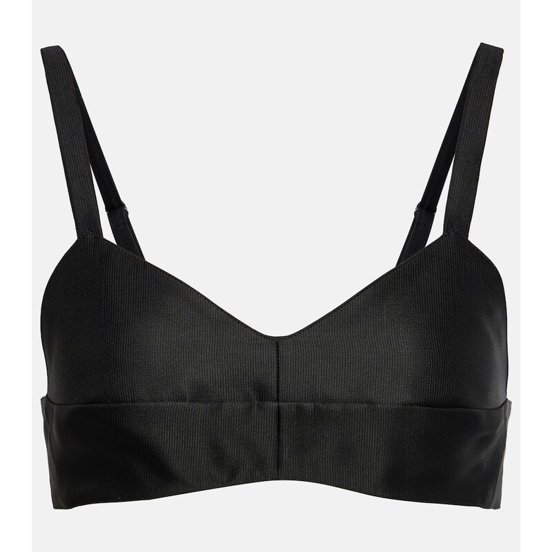 Khaite Knox silk bralette