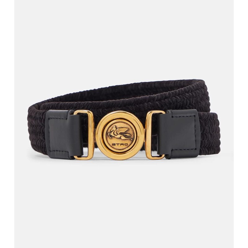 Etro Pegaso woven belt