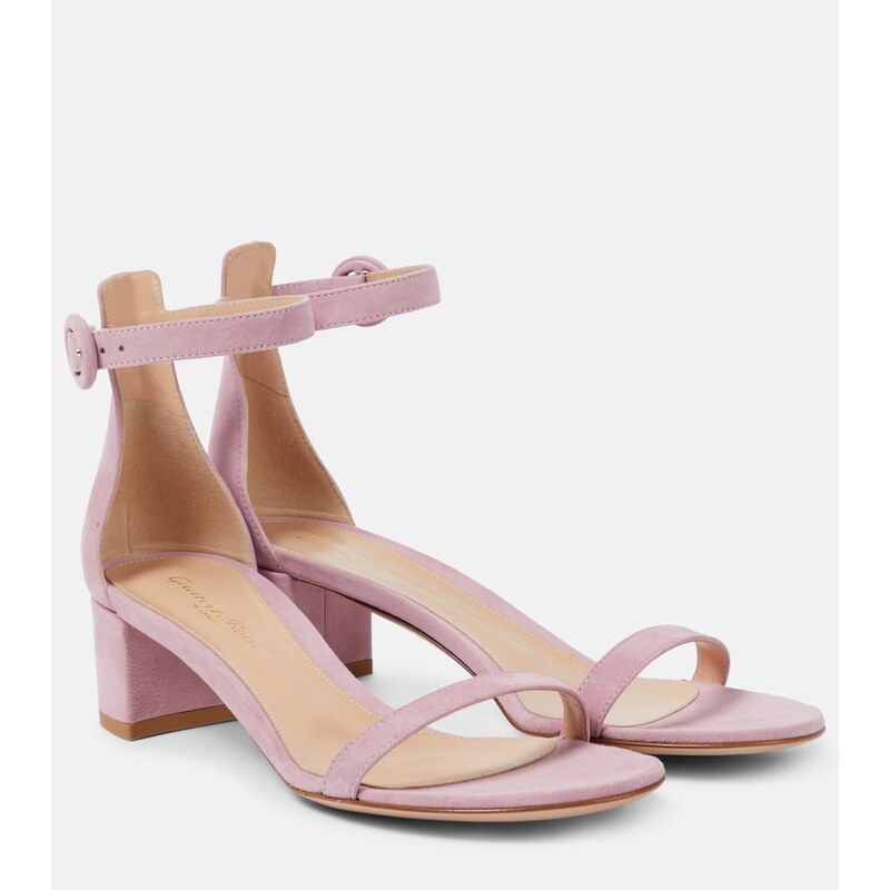 Gianvito Rossi Gaeta 45 suede sandals