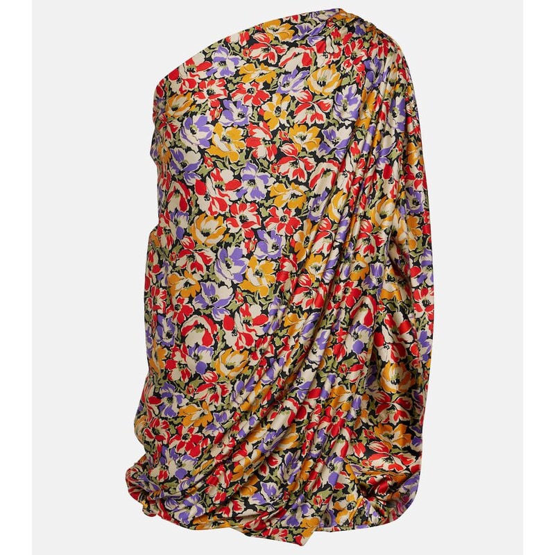 Stella McCartney Floral one-shoulder minidress