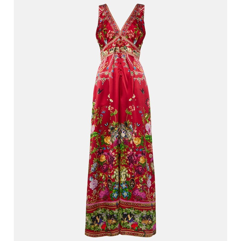 Camilla Printed silk jumpsuit