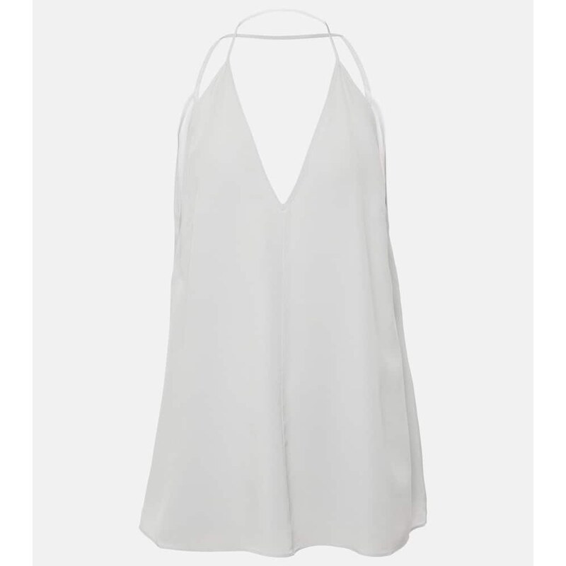 Toteme Halterneck silk crÃªpe de chine top