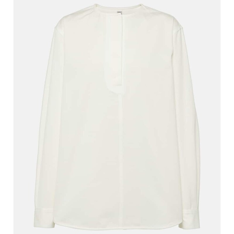 Toteme Cotton twill blouse