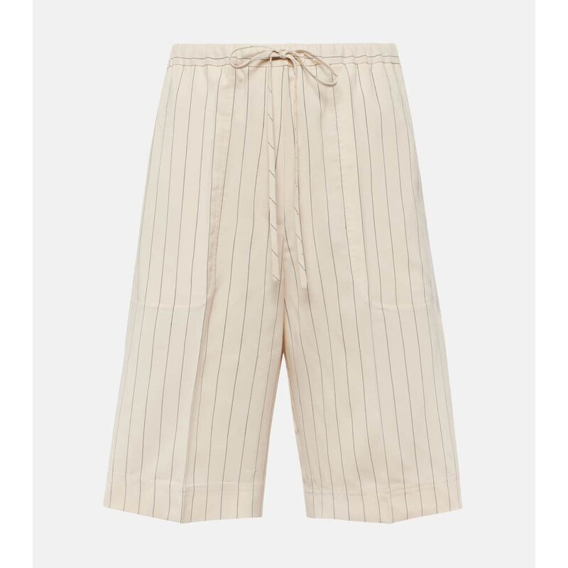 Toteme Pinstripe twill shorts