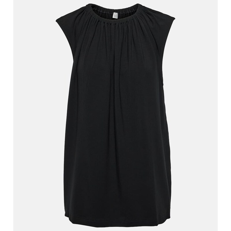 Toteme Gathered jersey top