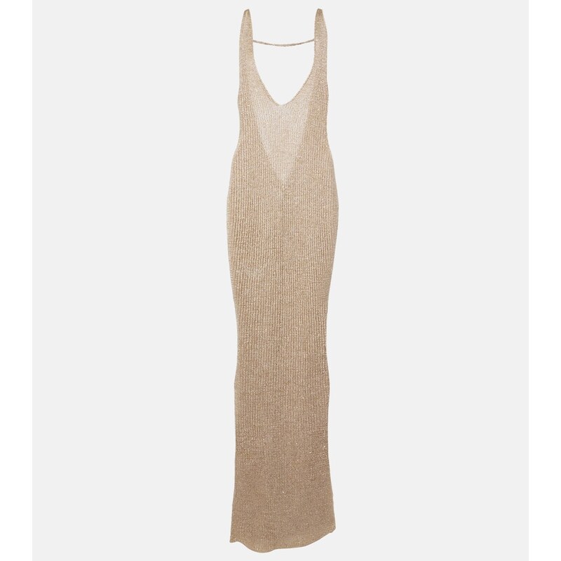 Bananhot Sunny lamÃ maxi dress