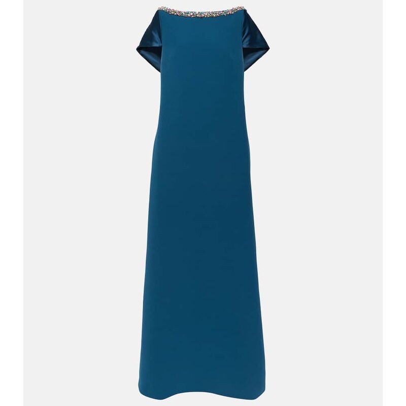 Safiyaa Sallie embellished crÃªpe gown