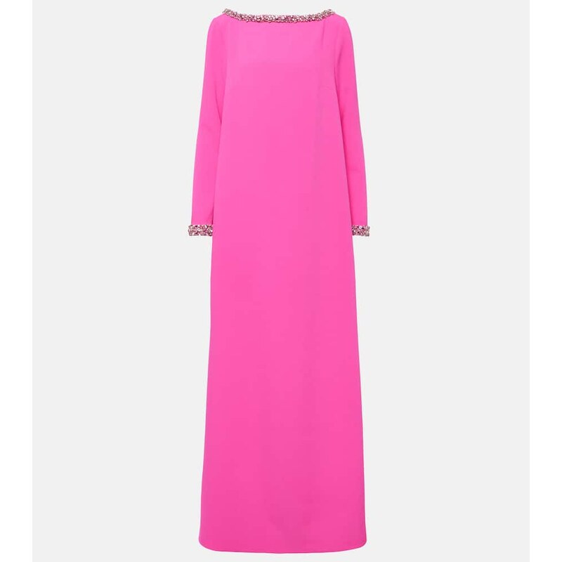 Safiyaa Naimal embellished crÃªpe gown