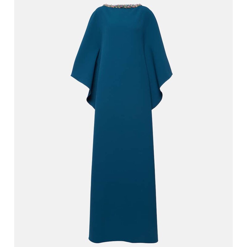 Safiyaa Amarella embellished crÃªpe gown