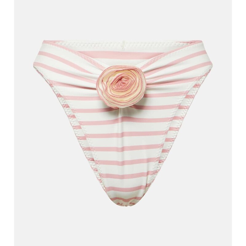 Same Rose floral-appliquÃ bikini bottoms